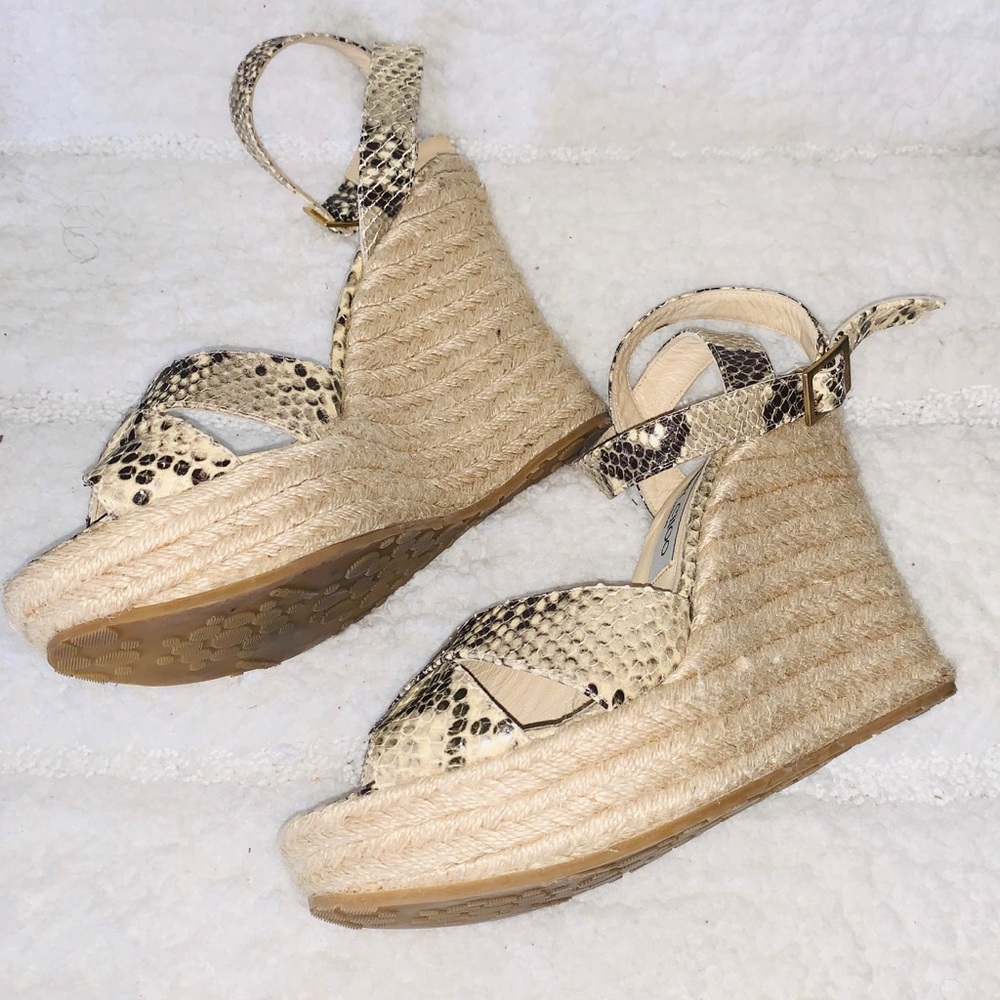 Jimmy Choo Python Phyllis Espandrilles Wedged - image 4